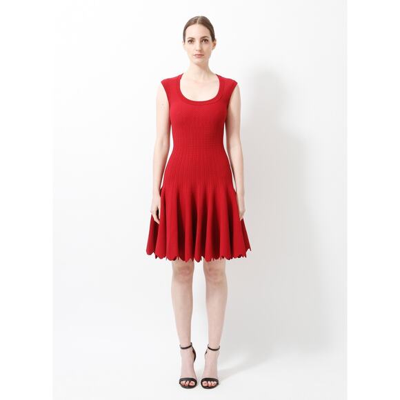Alaa Knit Flare Mini Dress